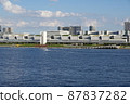View from Harumi Passenger Ship Terminal / Toyosu Market 87837282
