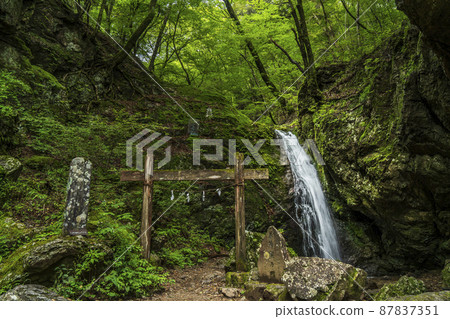 禦嶽山上的“彩廣瀑布”[東京青梅市] 87837351