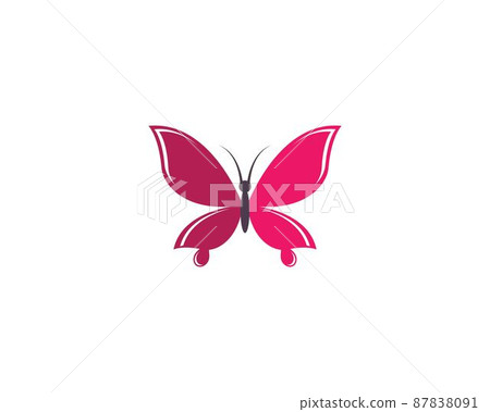 Butterfly vector icon 87838091