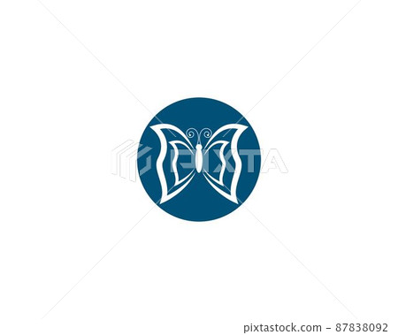 Butterfly vector icon 87838092