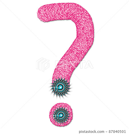 3D render of colorful funny tube sign, symbol 3D render of colorful funny tube sign, symbol 87840501