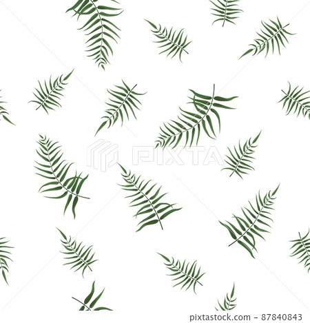 Floral seamless pattern. Plant texture for fabric, wrapping, wallpaper and paper. 87840843