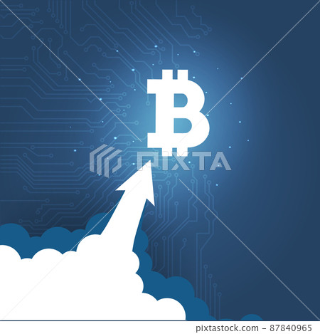 digital bitcoin crypto currency background. digital bitcoin crypto currency background. 87840965