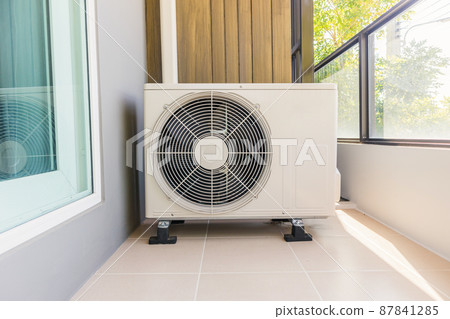 Air condition outdoor unit compressor install outside the house 87841285