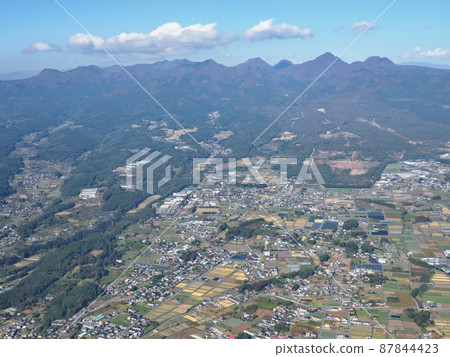 從高崎市上空看到的秋天榛名（自衛隊直升機體驗登機） 87844423