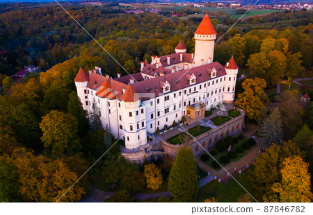 Chateau Konopiste near small Czech town of Benesov Chateau Konopiste near small Czech town of Benesov 87846782