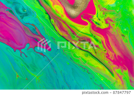 Beautiful fluorescent artwork for decoration 87847797