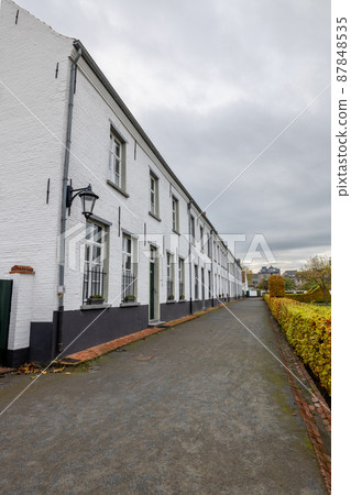 Hoogstraten, Belgium, 11 november 2021, UNESCO listed Beguinage of Hoogstraten, Belgium. The 87848535