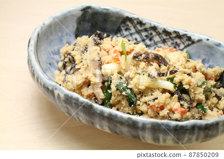 Okara dishes, simmered in roast 87850209