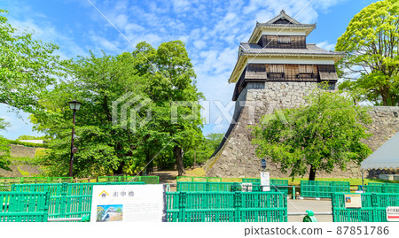 熊本城(城內新綠景觀)“重建重建完成後”2021(春季)新綠景觀熊本城 熊本城(城內新綠景觀)“重建重建完成後”2021(春季)新綠景觀熊本城 87851786