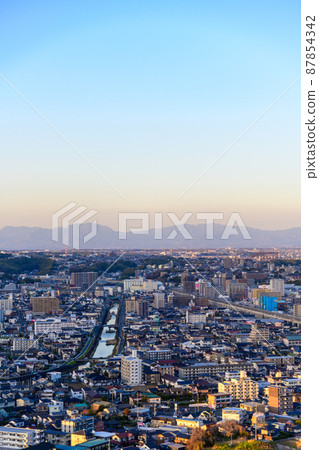 上熊本站周邊全景風景(夕陽光束風景) 上熊本站周邊全景風景(夕陽光束風景) 87854342