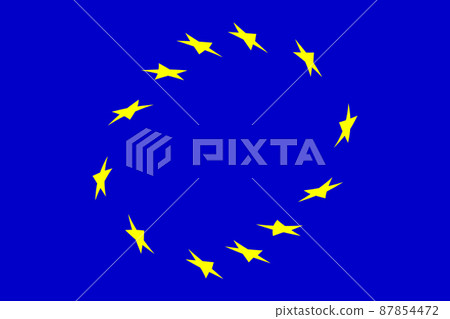 European Union. Flag of European Union. llustration of the flag of European Union. Horizontal design. Abstract design. Illustration. Map. European Union. Flag of European Union. llustration of the flag of European Union. Horizontal design. Abstract design. Illustration. Map. 87854472