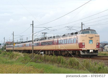 Hokuriku Main Line Nonoichi-Matto JR West 485 Series A09 Reorganization (Kyoto) Raicho Hokuriku Main Line Nonoichi-Matto JR West 485 Series A09 Reorganization (Kyoto) Raicho 87854517