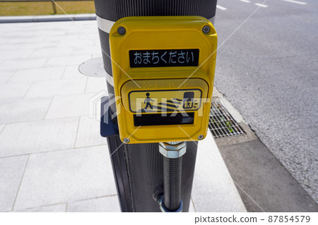 按鈕式人行橫道 按鈕式人行橫道 87854579
