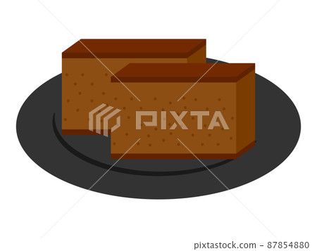 Castella chocolate - Stock Illustration [87854880] - PIXTA