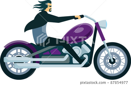 Characters riding motorcycles and scooters, motorbike riders. Men and women driving motorcycles, delivery man on scooter vector set Characters riding motorcycles and scooters, motorbike riders. Men and women driving motorcycles, delivery man on scooter vector set 87854977
