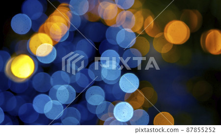 background blurred abstraction of colored lanterns and decorations. background blurred abstraction of colored lanterns and decorations. 87855252