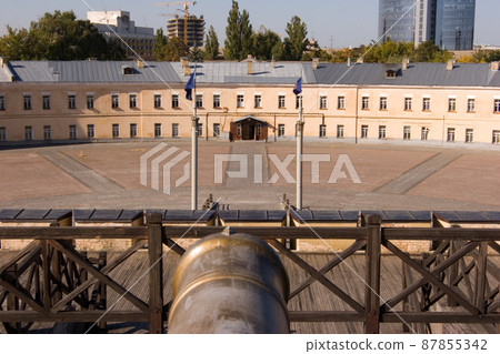 Aerial view of the Kyivv fortress in Ukraine Aerial view of the Kyivv fortress in Ukraine 87855342