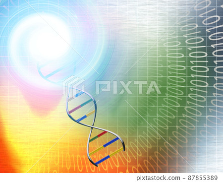 DNA binary code - Stock Illustration [87855389] - PIXTA