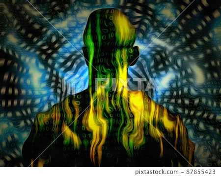 Digital man 87855423