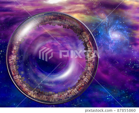 Multi-Generational Interstellar Ship 87855860