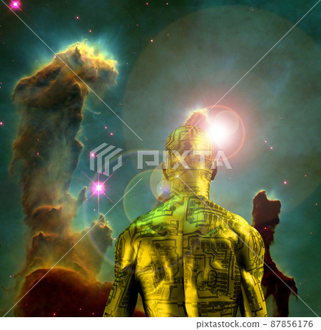 Cyborg in space 87856176