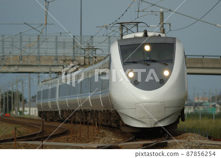 Hokuriku Main Line Kaga-Kasama-Mikawa JR West 681 series W01 + T31 formation (Kanazawa) Thunderbird 87856254