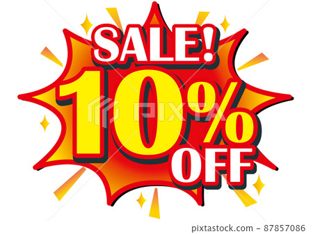 10% off, discount, price cut, sale, leaflet, price tag, 10%, discount, price card, advertisement, price, 87857086