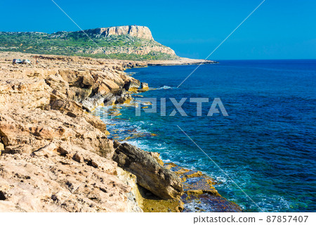 Cape Greco, also known as Cavo Greco, a headland in the southeastern part of the island of Cyprus 87857407