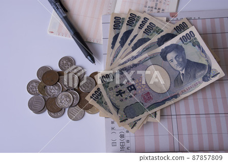 Living expenses and household account book Living expenses and household account book 87857809