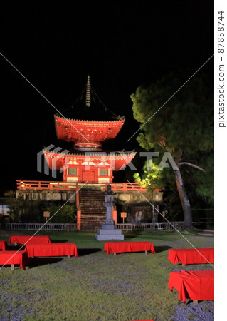 京都大覺寺月見晚 2020 年 10 月 3 日 京都大覺寺月見晚 2020 年 10 月 3 日 87858744