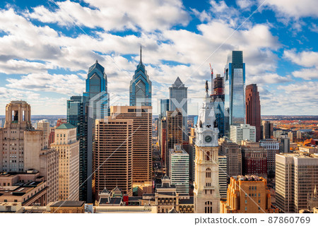 Philadelphia, Pennsylvania, USA Downtown 87860769