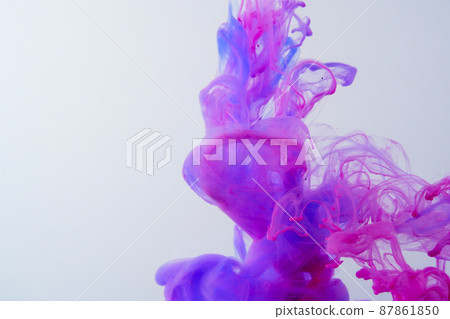 Colorful paints that spread underwater Colorful paints that spread underwater 87861850
