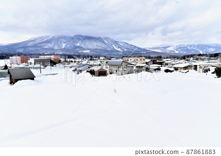 信濃鐵道北信濃線黑姬站周邊（長野縣信濃町）[2022.3] 87861883