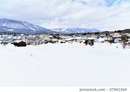 信濃鐵道北信濃線黑姬站周邊（長野縣信濃町）[2022.3] 87861884