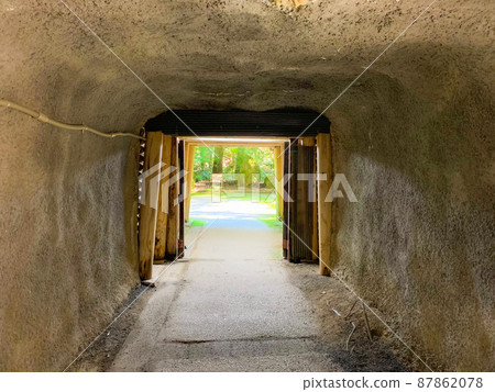Historic Site Iwami Ginzan Ruins Ryugenji Mabu Cave Exit 87862078