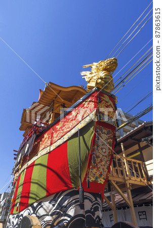 節日大船後的祗園節 節日大船後的祗園節 87863615