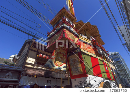 節日大船後的祗園節 節日大船後的祗園節 87863760