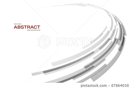 Gray circular background vector image 87864038