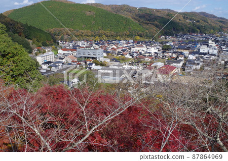 A row of tertiary houses as seen from Ozekiyama Park A row of tertiary houses as seen from Ozekiyama Park 87864969