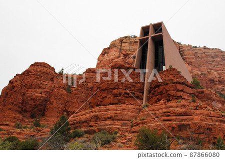 Church on a rock in the Grand Circle, USA Chapel of Holy Cross Church on a rock in the Grand Circle, USA Chapel of Holy Cross 87866080