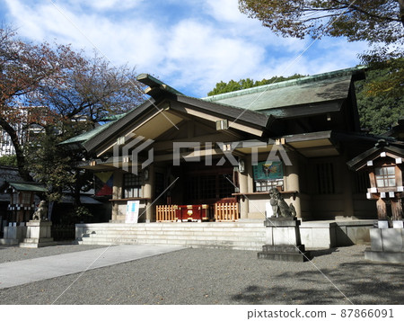 秋意濃濃的原宿多哥神社 87866091