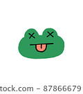 A frog with a lot of eyes 87866679