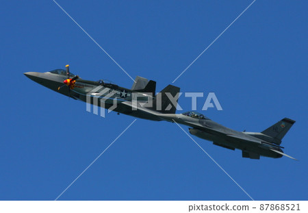 Heritage flight by US Air Force 3rd generation fighter Heritage flight by US Air Force 3rd generation fighter 87868521