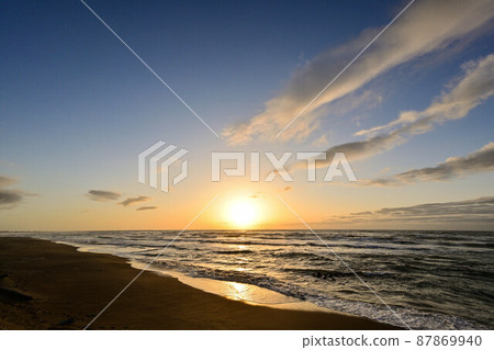 Sunset on the Uchinada Coast Sunset on the Uchinada Coast 87869940