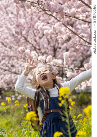 充滿活力!新一年級的女孩 充滿活力!新一年級的女孩 87870566
