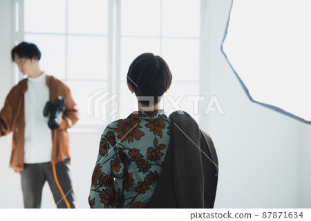 Photographer shooting Photographer shooting 87871634