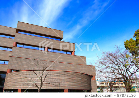 名古屋市風景、愛知縣立圖書館 87872156