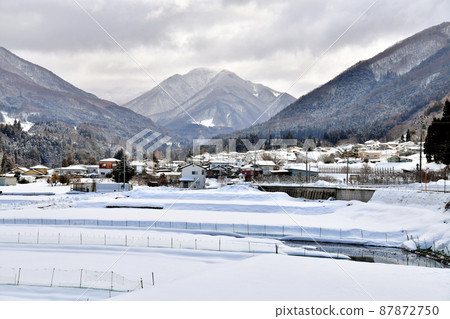 長野縣上井區信州高山村/高山村真紀風景（長野縣高山村）[2022.3] 87872750
