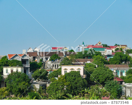 Residential area on the outskirts of Hanoi, Vietnam Residential area on the outskirts of Hanoi, Vietnam 87873546